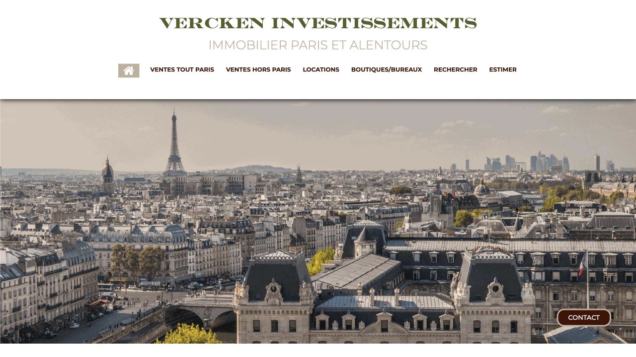 Capture du site de Vercken Investissements